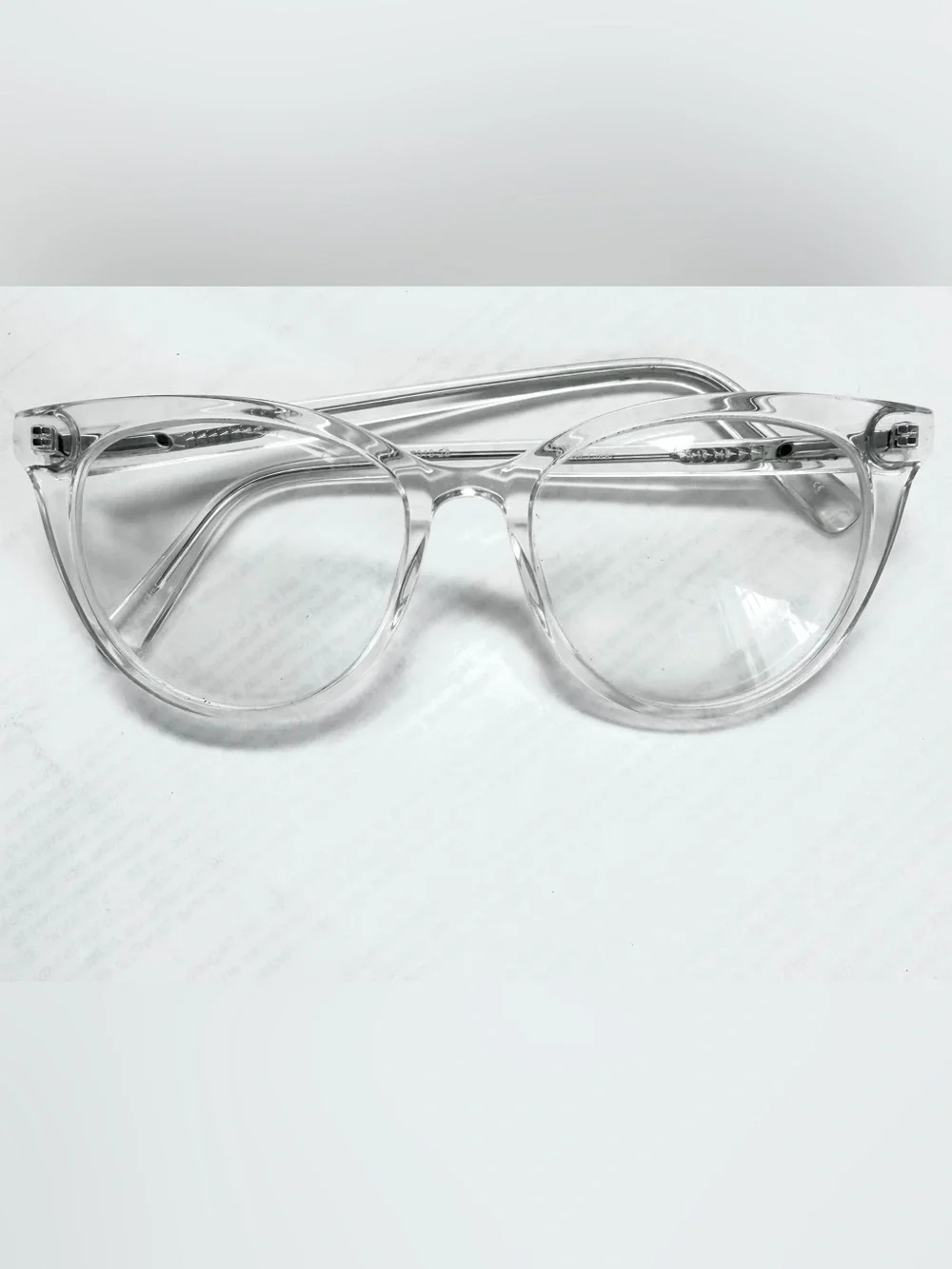 Crystal Clear Cat-Eye optical frames WC 2019-18 , C.E. Quality Standard